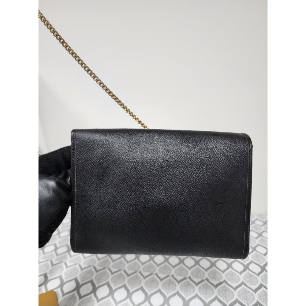 Christian Dior Vintage Leather Shoulder Bag Black - Picture 3 of 13